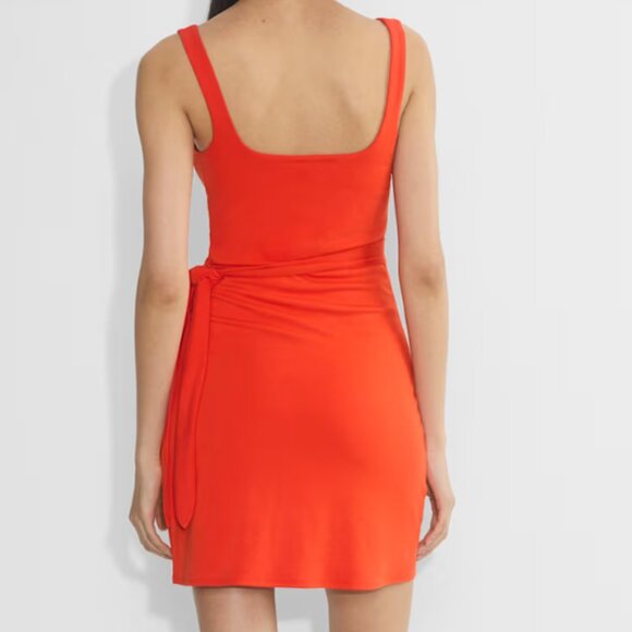 Aritizia NWT Wilfred Saturn Mini Dress XL RED - Picture 2 of 3